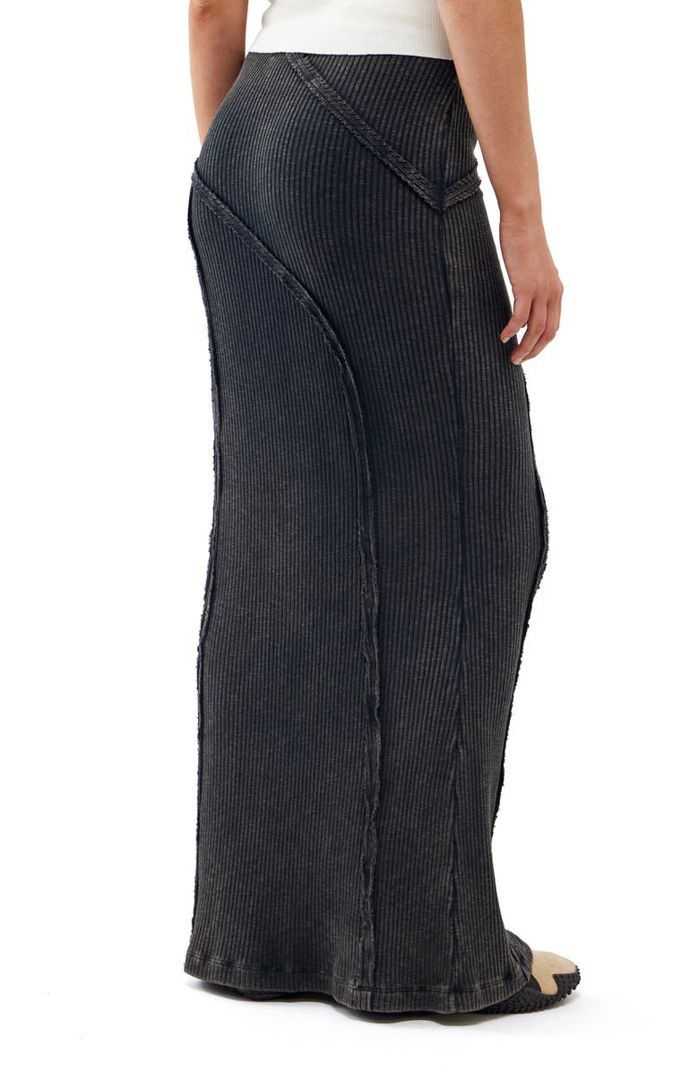 BDG Urban Outfitters Washed Rib Seam Detail Knit Maxi Skirt, Alternate, color, 