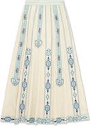 Fortela Nicea Bi-Color Embroidery Skirt
