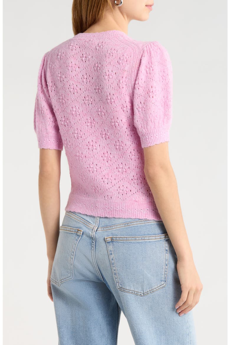 Kaydence Bobble Stitch Cardigan, Alternate, color, PINK