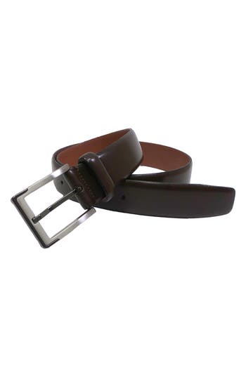 Made In Italy By Boconi Leather Belt In Brown