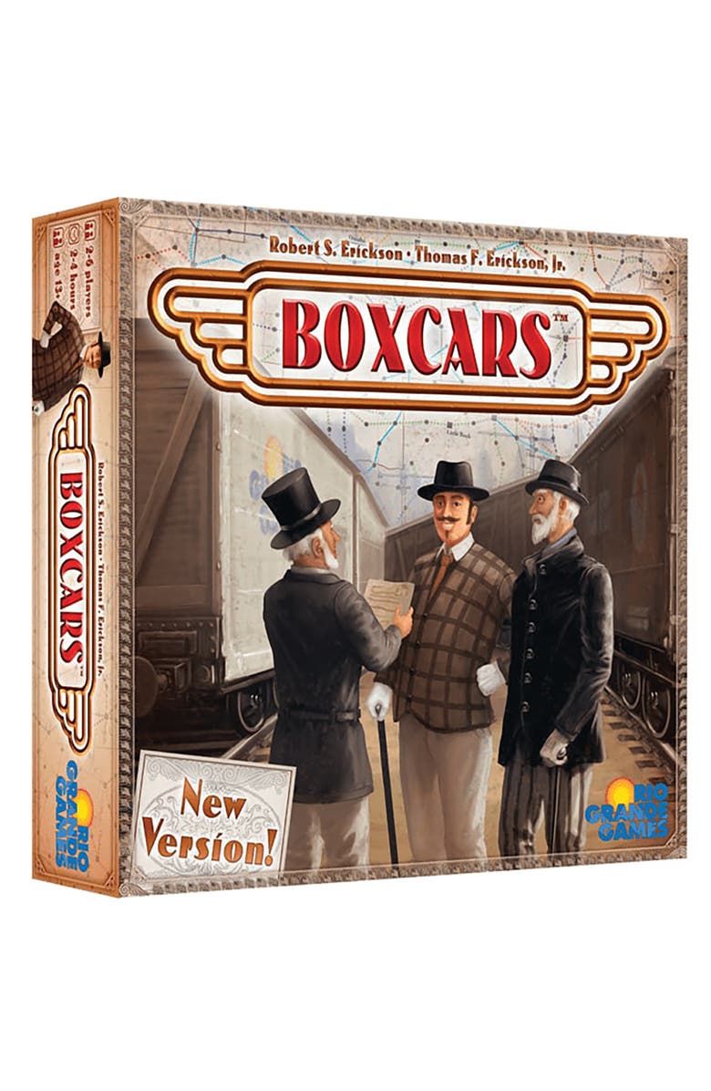 Rio Grande Games Boxcars Strategy Board Game, Main, color, Multicolored