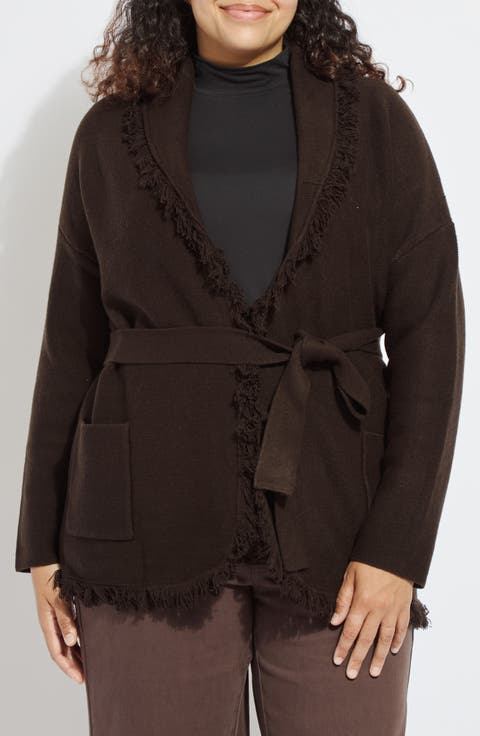 Dixie Fringe Belted Cardigan