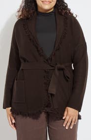 Lysse Dixie Fringe Belted Cardigan