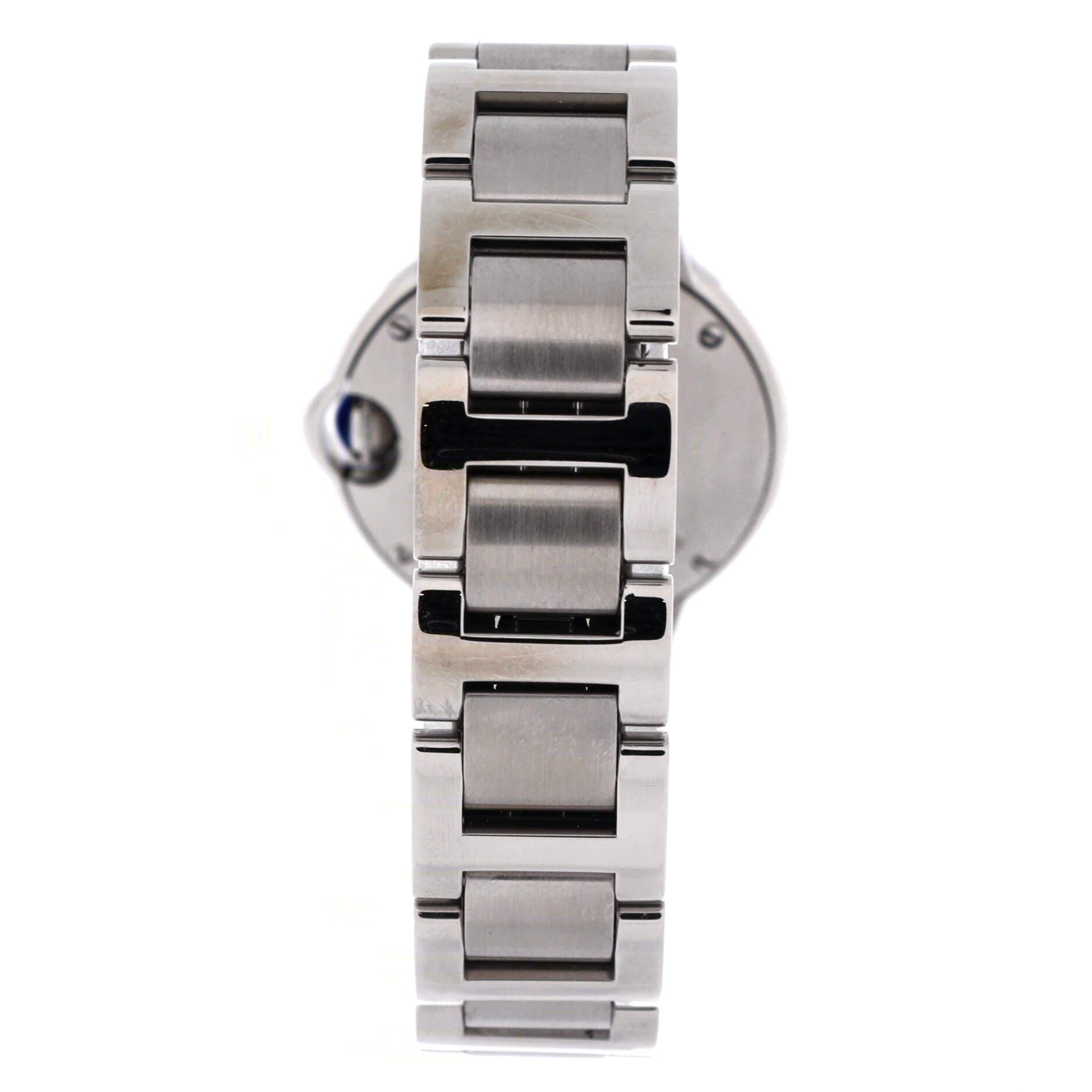 Ballon Bleu de Cartier Quartz Watch Stainless Steel 28, Alternate, color, Metallic Silver