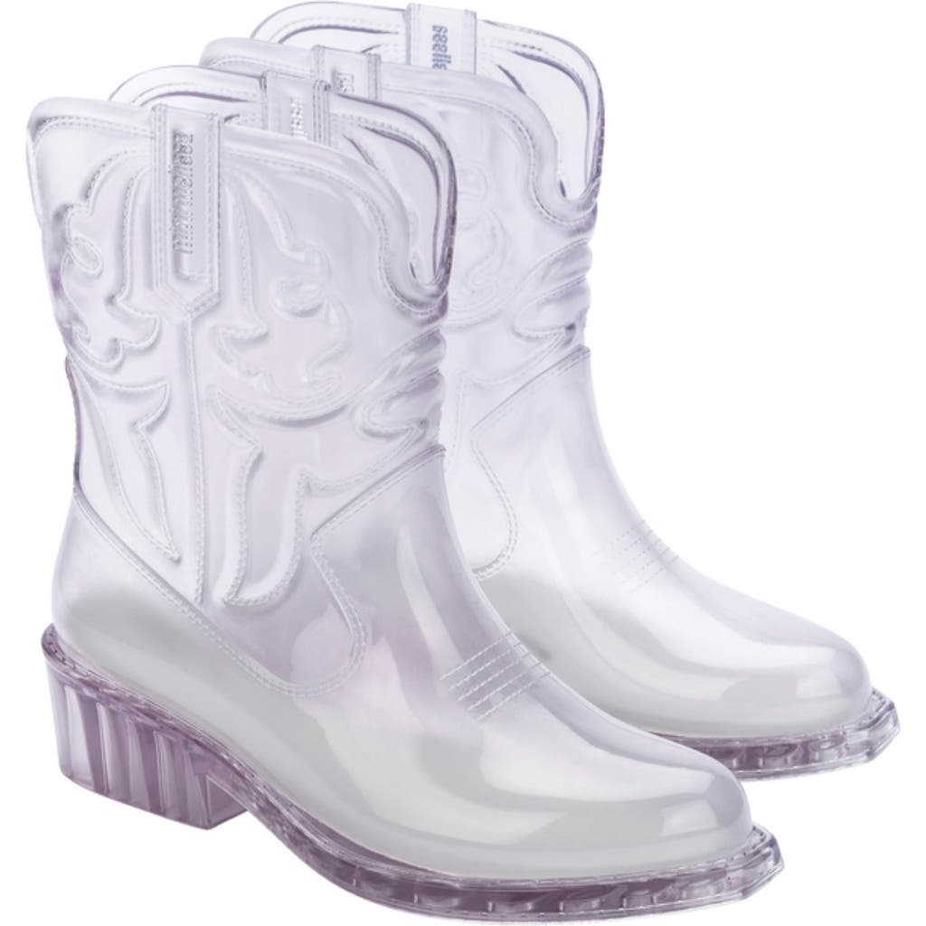 Mini Melissa Kids' Texas Western Boot In Metallic