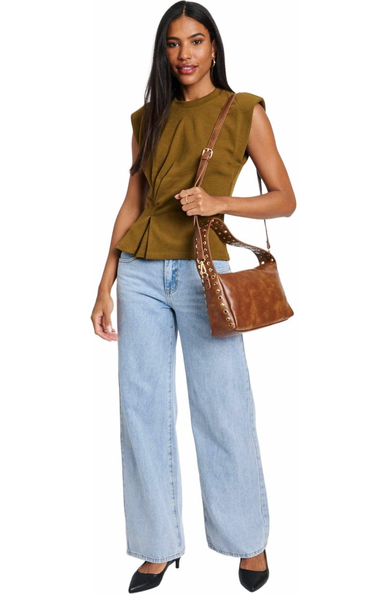 MODA LUXE Jane Clutch, Alternate, color, Cognac