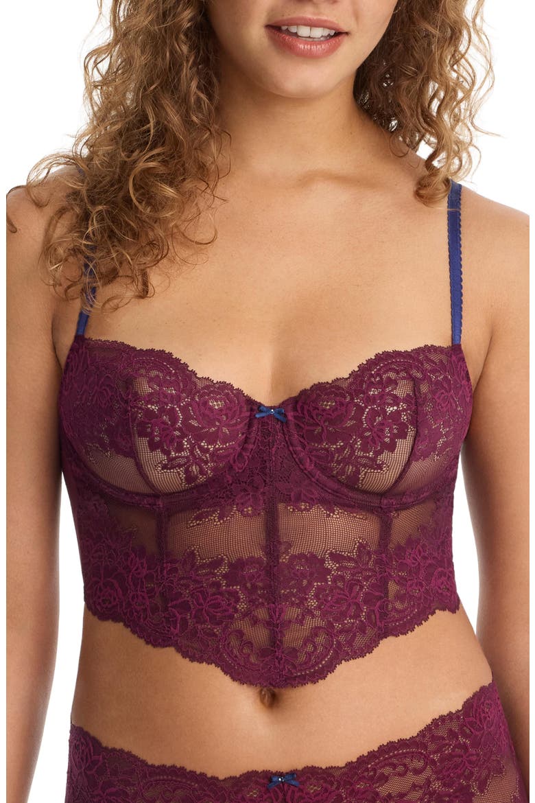 Captivate Lace Corset Cami, Main, color, Figgy/Nocturnal