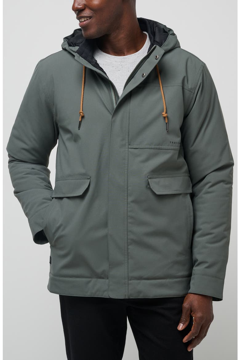 Mountain Pass Waterproof Jacket, Main, color, DARK OLIVE