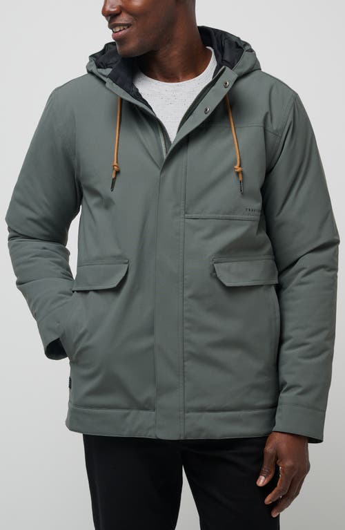 Travismathew Mountain Pass Waterproof Jacket In Dark Olive