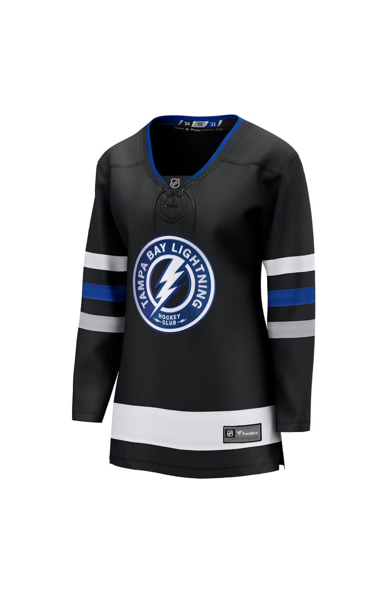 FANATICS Women's Fanatics Branded Black Tampa Bay Lightning Alternate Premier Breakaway Jersey, Alternate, color, 