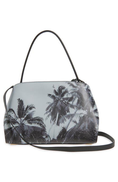 Ferragamo Medium Hug Palm Print Soft Leather Top Handle Bag