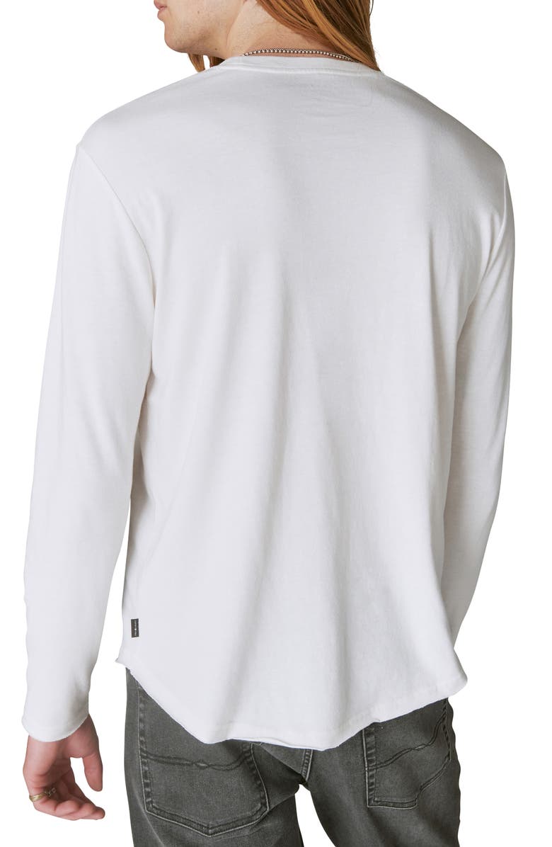 Lucky Brand Venice Burnout Long Sleeve T-Shirt, Alternate, color,