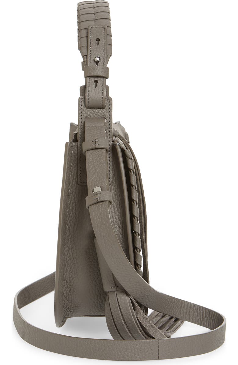 AllSaints Mori Leather Crossbody Bag, Alternate, color,