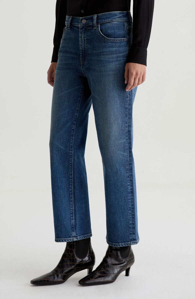 AG Brinley Mid Rise Straight Leg Jeans, Alternate, color, Hotel California