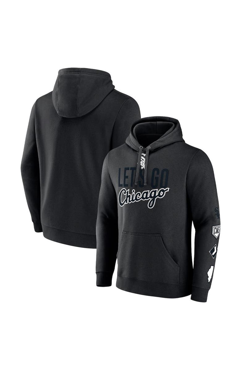 FANATICS Men's Fanatics Black Chicago White Sox Bases Loaded Pullover Hoodie, Alternate, color, 