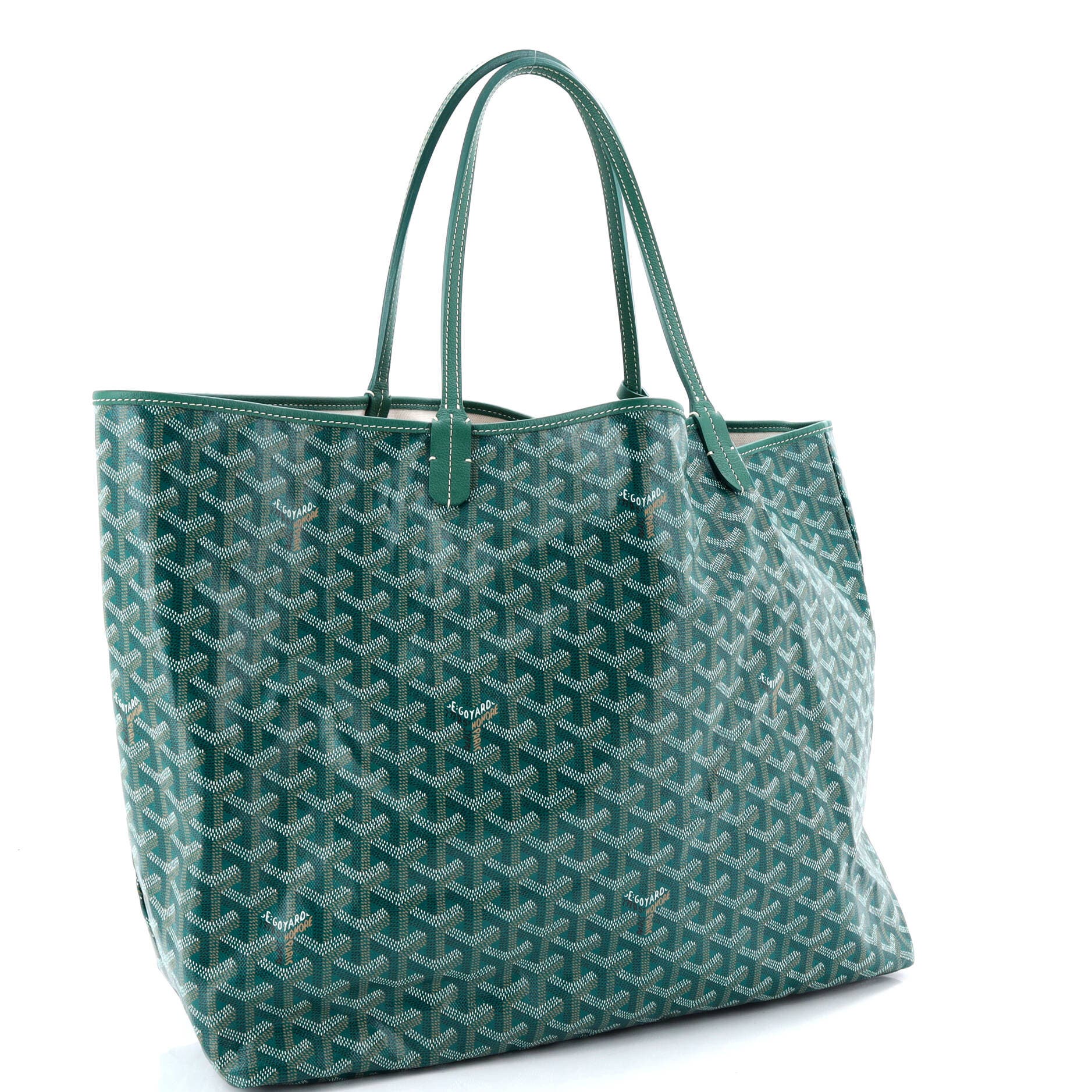 Pre-Owned Goyard Saint Louis Tote Coated Canvas GM, Alternate, color, 