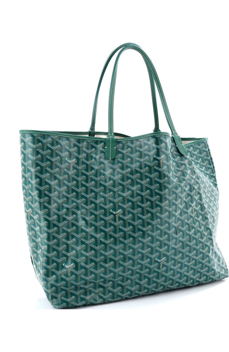 Pre-Owned Goyard Saint Louis Tote Coated Canvas GM, Alternate, color, Green