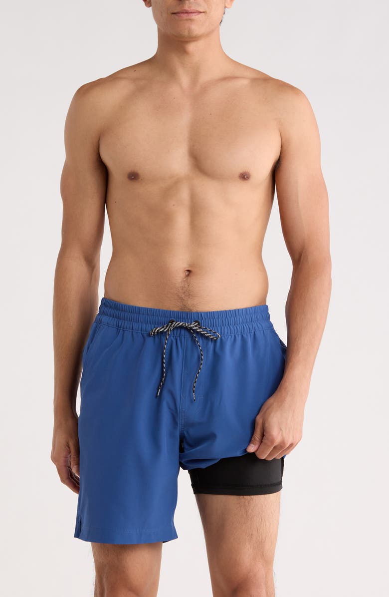 Hurley Solid Volley Swim Shorts, Alternate, color, Submarine