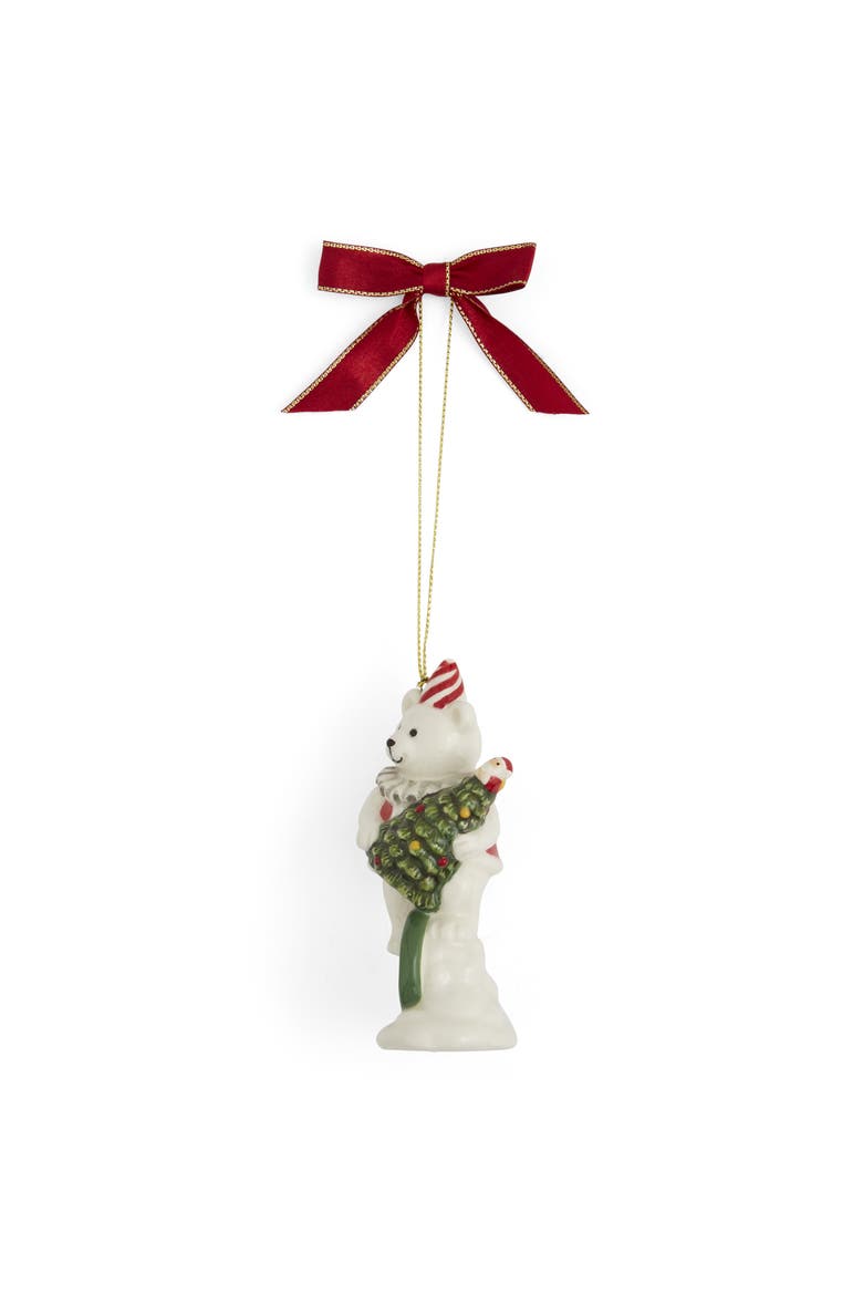 Christmas Tree Carnival Bear Ornament 4", Alternate, color, Multi