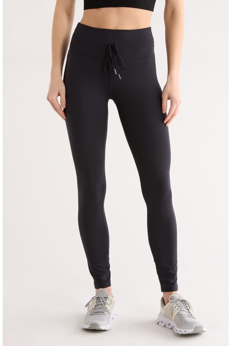 Lune Ankle Leggings, Main, color, BLACK