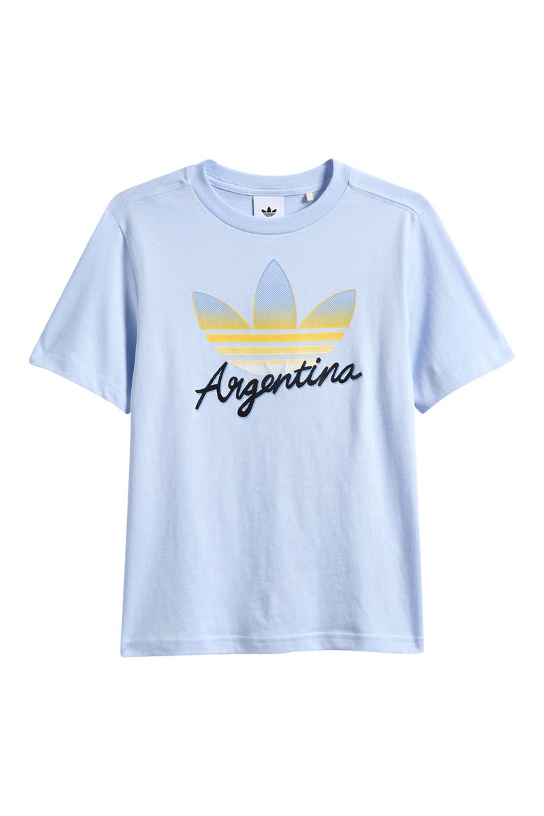 Kids' Trefoil World Cup Cotton Graphic T-Shirt, Main, color, LIGHT BLUE