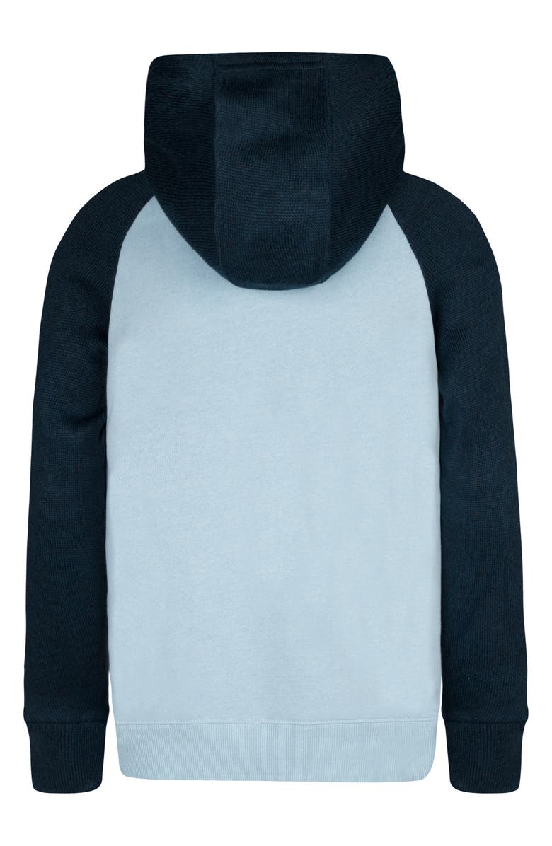 Hurley Kids' Winter Knit Icon Pullover Hoodie, Alternate, color, Crystal Heather