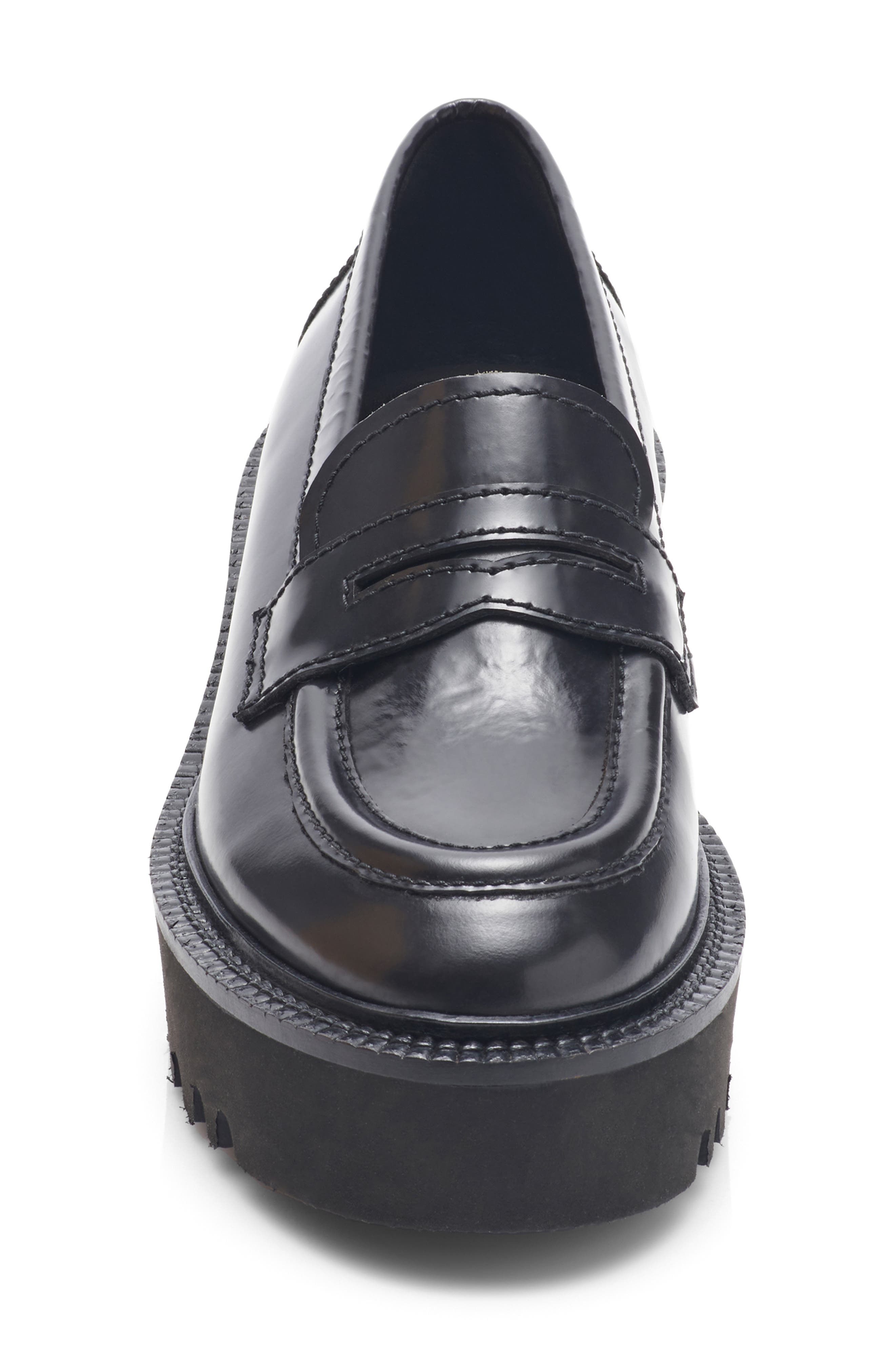 Free People Decker Platform Penny Loafer, Alternate, color, 