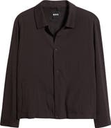 BOSS Carper Linen Blend Shirt Jacket