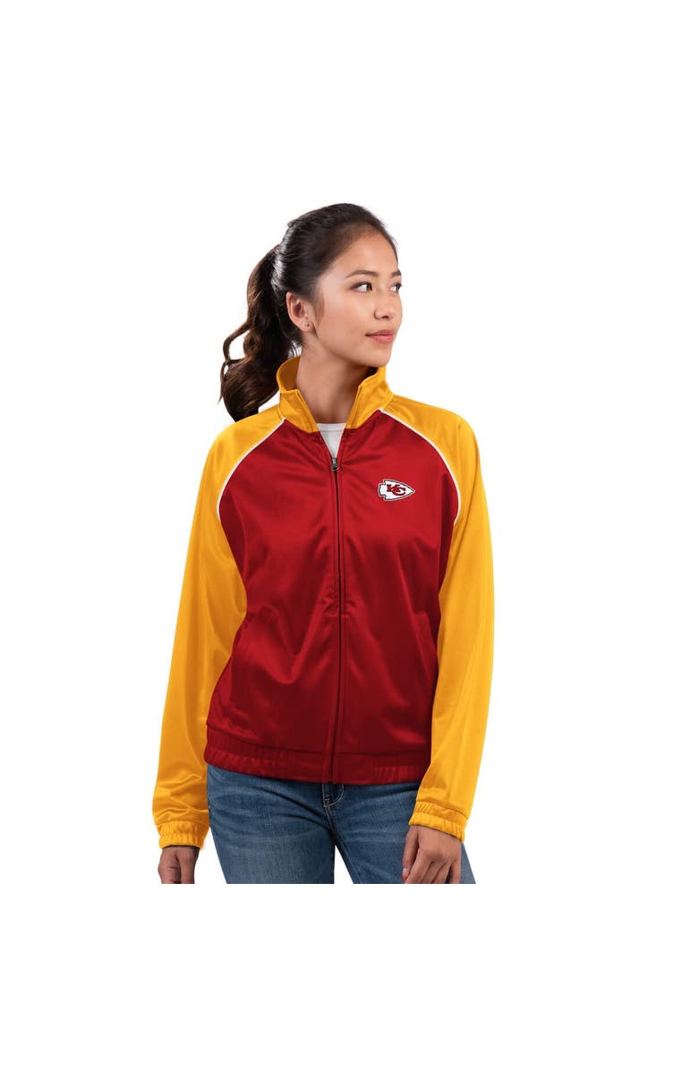G-III 4HER BY CARL BANKS Women's G-III 4Her by Carl Banks Red Kansas City Chiefs Replay Full-Zip Track Jacket, Main, color, Red