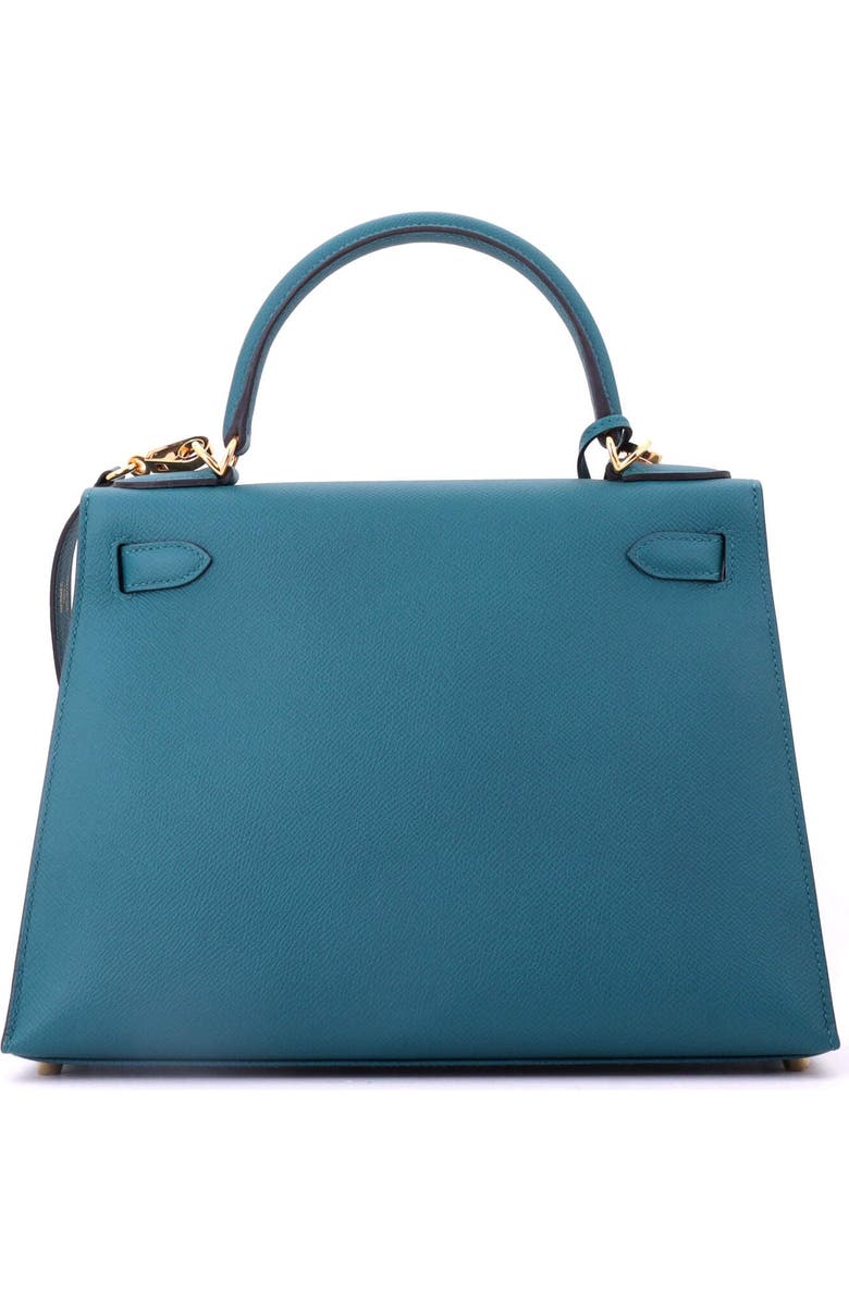 Pre-Owned Hermes Kelly Handbag Green Epsom with Gold Hardware 28, Alternate, color, Vert Bosphore