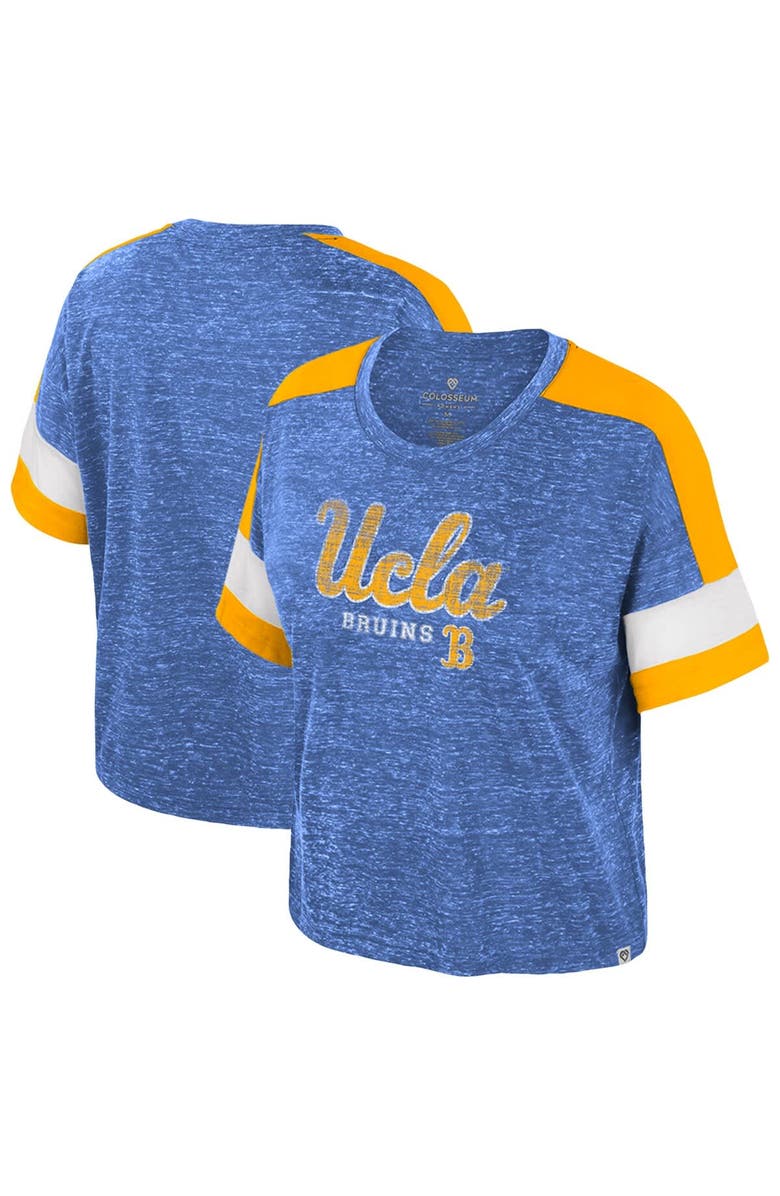 COLOSSEUM Women's Colosseum Blue UCLA Bruins Color Block Scoop Neck T-Shirt, Main, color, 