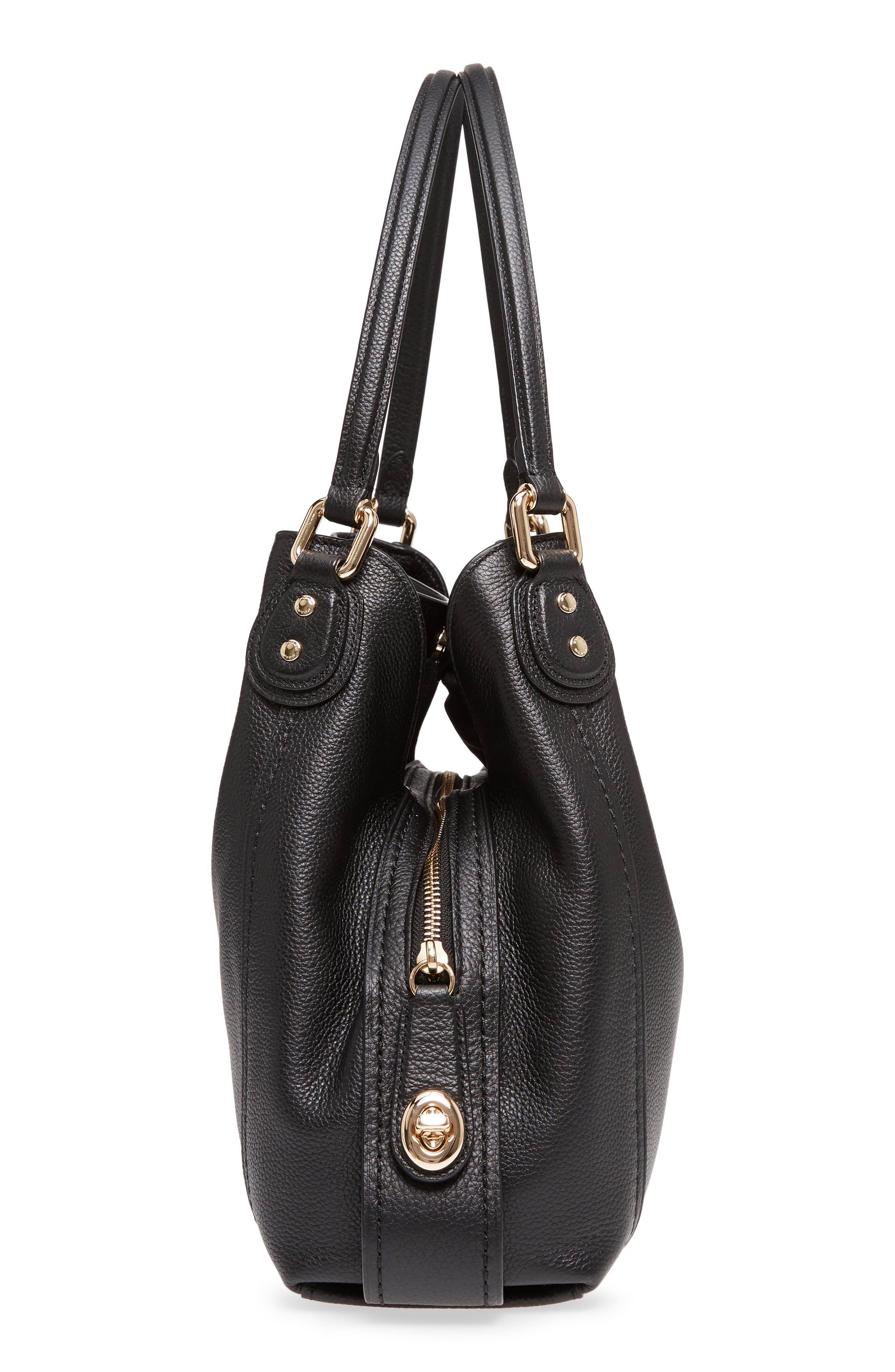 COACH Edie 31 Pebbled Leather Shoulder Bag, Alternate, color, 