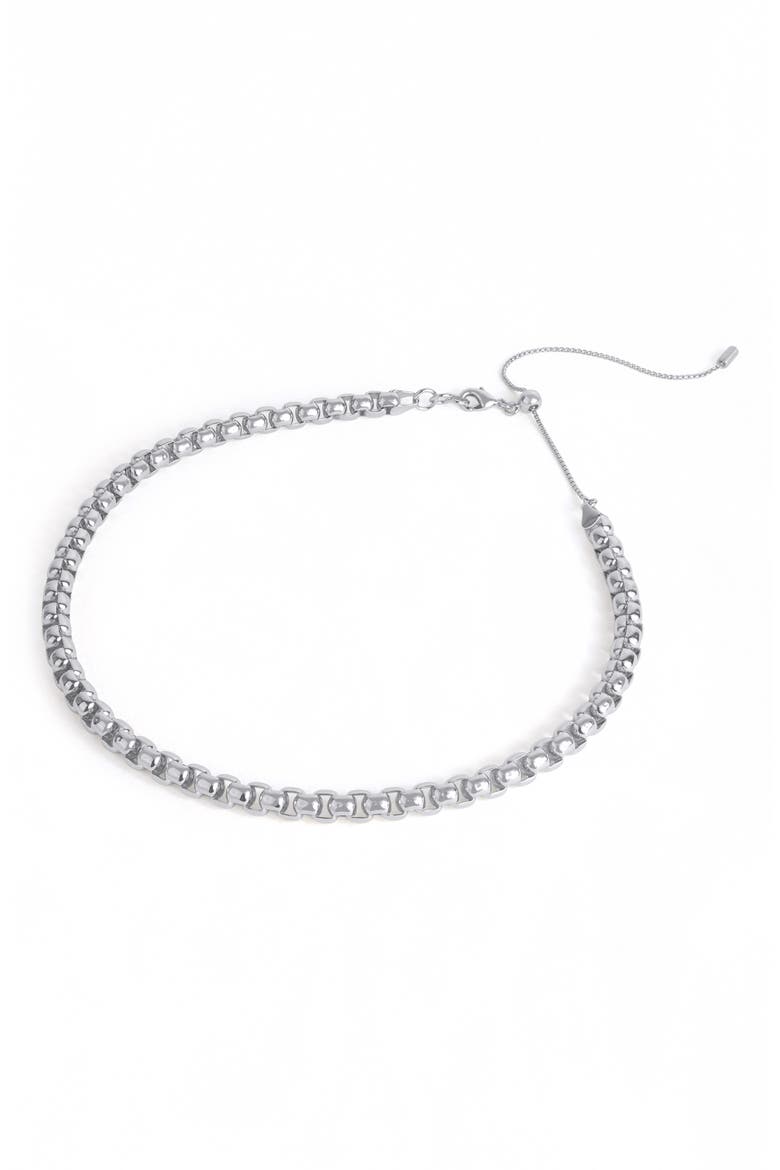 Large Tokyo Chain Necklace, Alternate, color, SILVER
