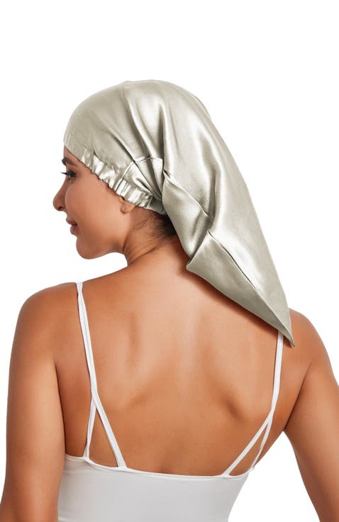 Pure Silk Elasticated Bonnet