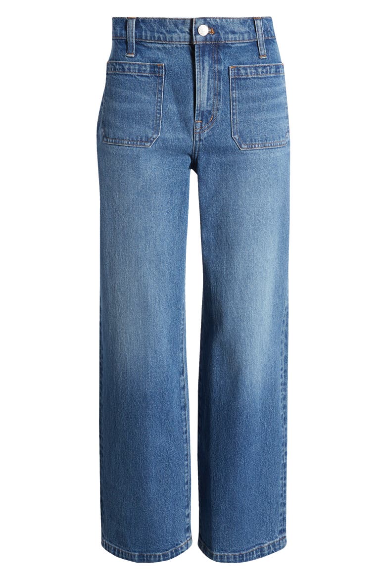 The Perfect Vintage Patch Pocket Wide Leg Jeans, Alternate, color, EDGERLY WASH