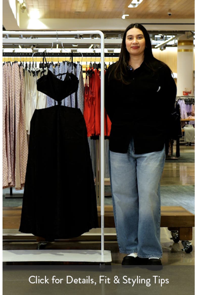 Front Twist Satin Midi Dress video