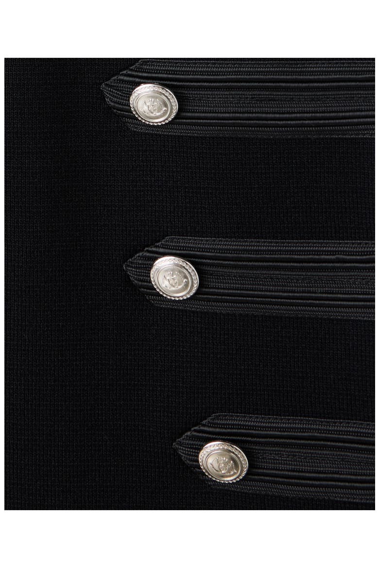 Button Knit Vest, Alternate, color, BLACK