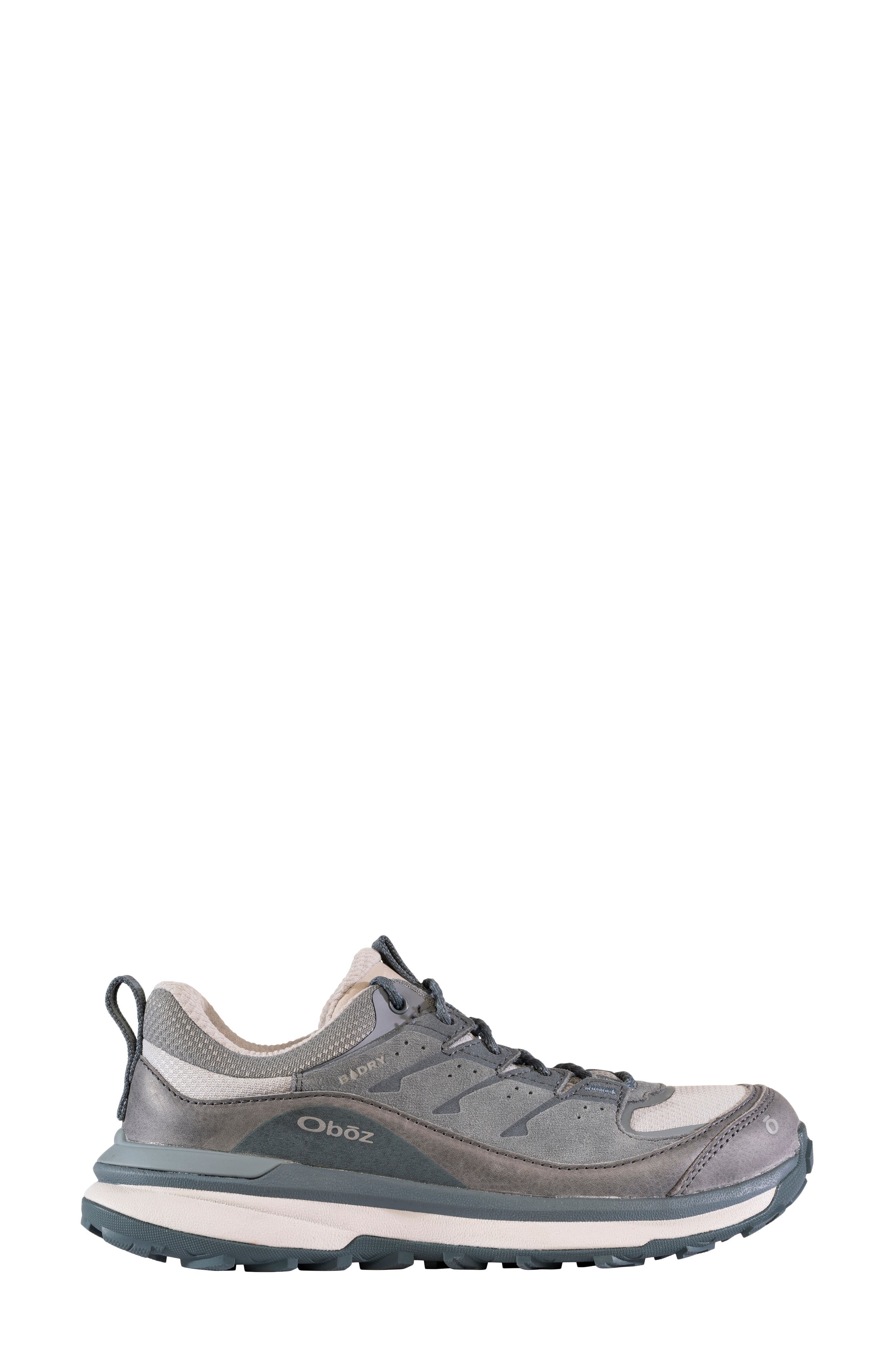Hyalite Low B-DRY Waterproof Hiking Shoe, Alternate, color, GRAY OWL