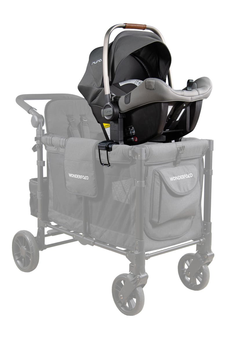 W2 Series Car Seat Adapter, Alternate, color, BLACK