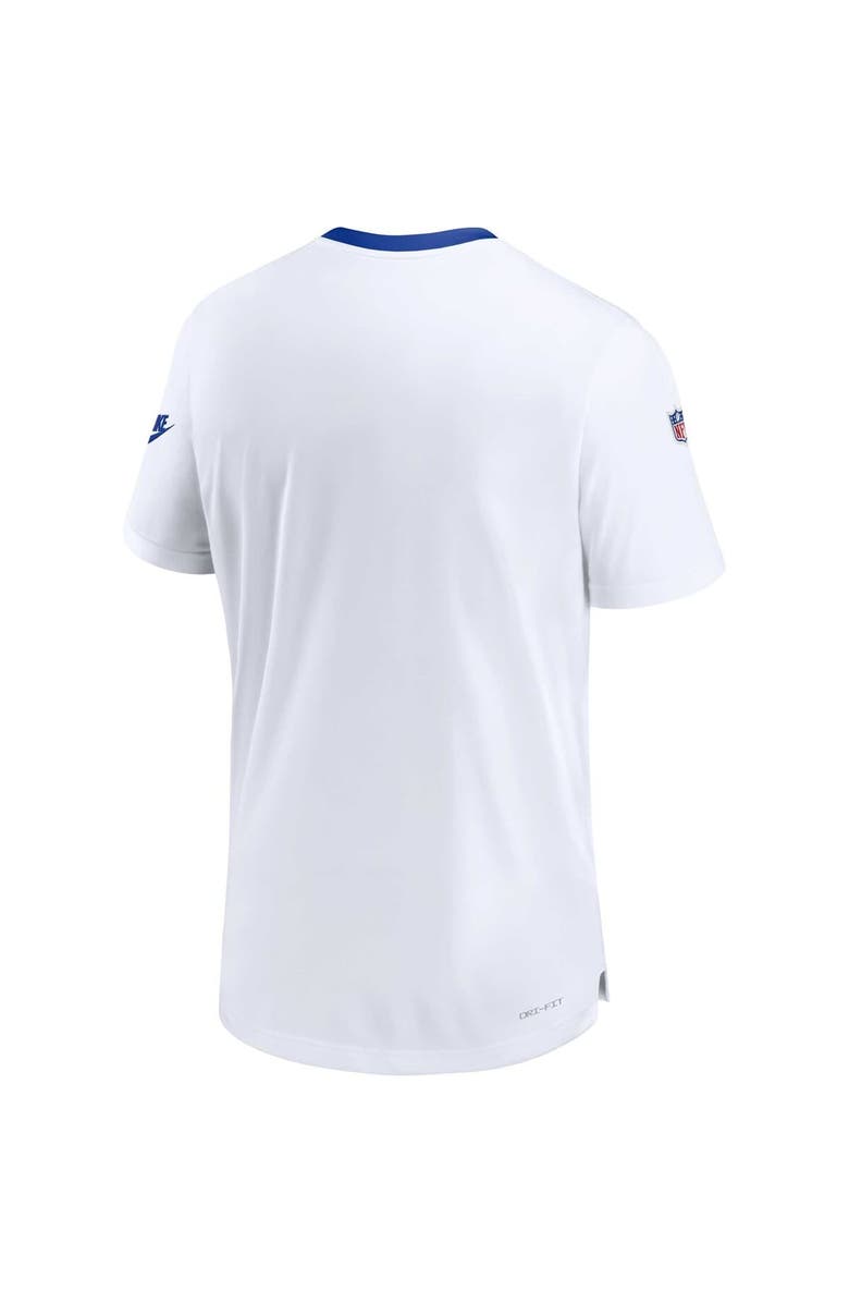 Nike Men's Nike White New York Giants Sideline Coaches Alternate Performance T-Shirt, Alternate, color, White