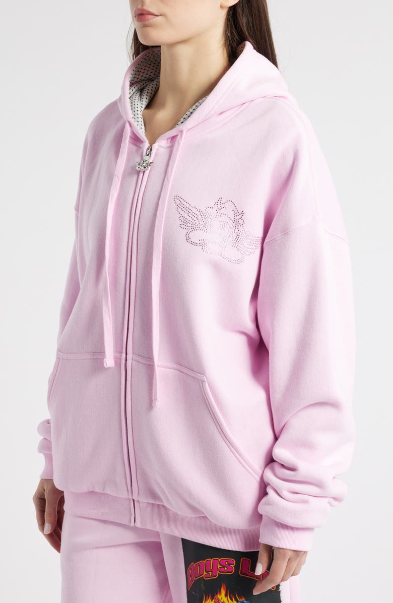 BOYS LIE Breaking Point Harley Zip Hoodie, Alternate, color, 