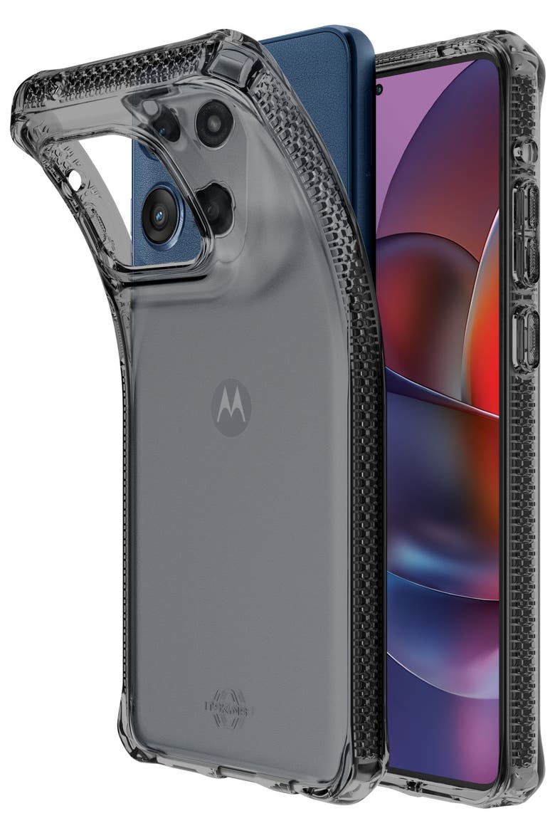 Spectrum_R Clear Case for Motorola Moto G Stylus 5G, Alternate, color, Black