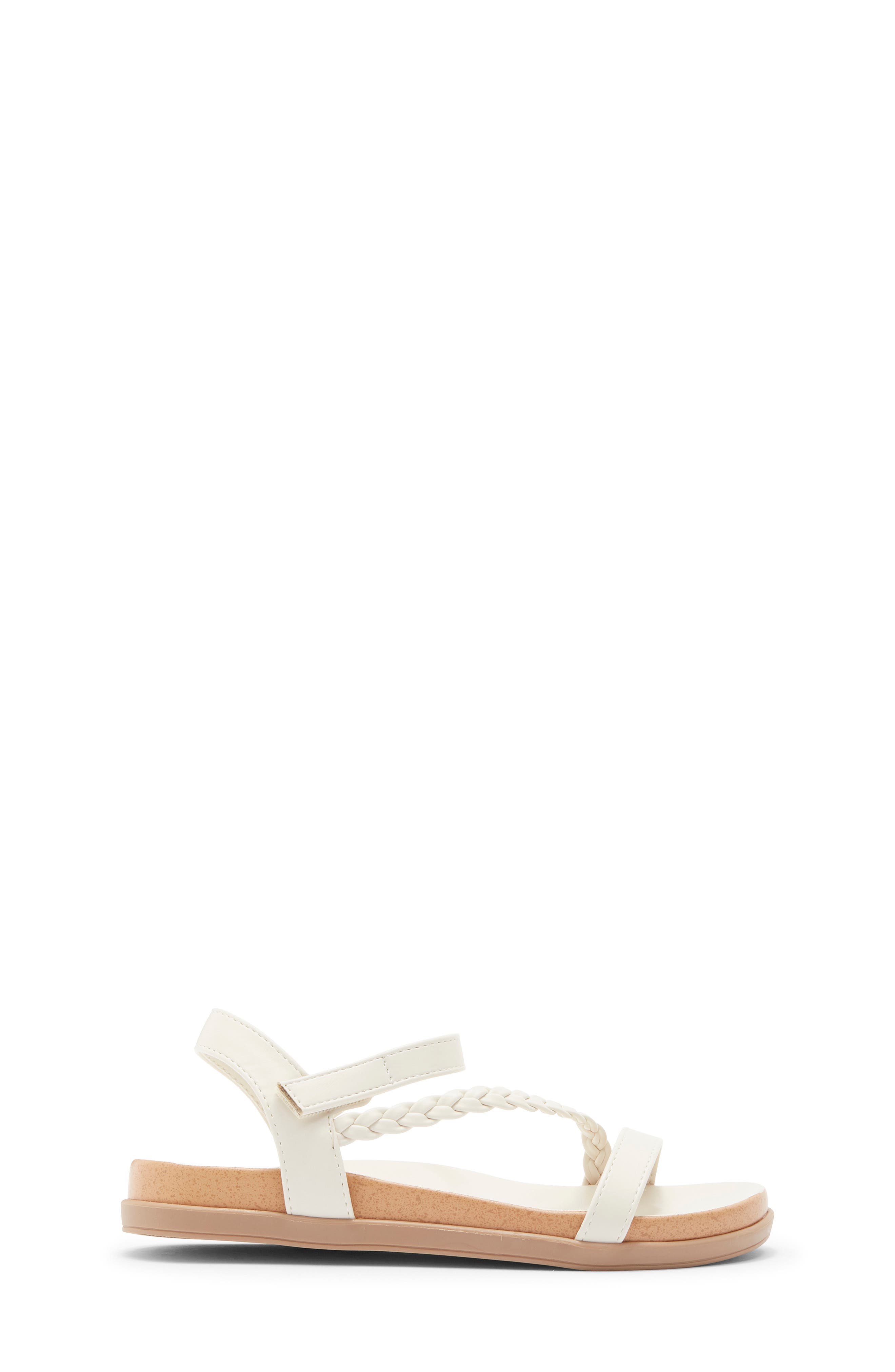 Project Cloud Kids' Leap Strappy Sandal, Alternate, color, White