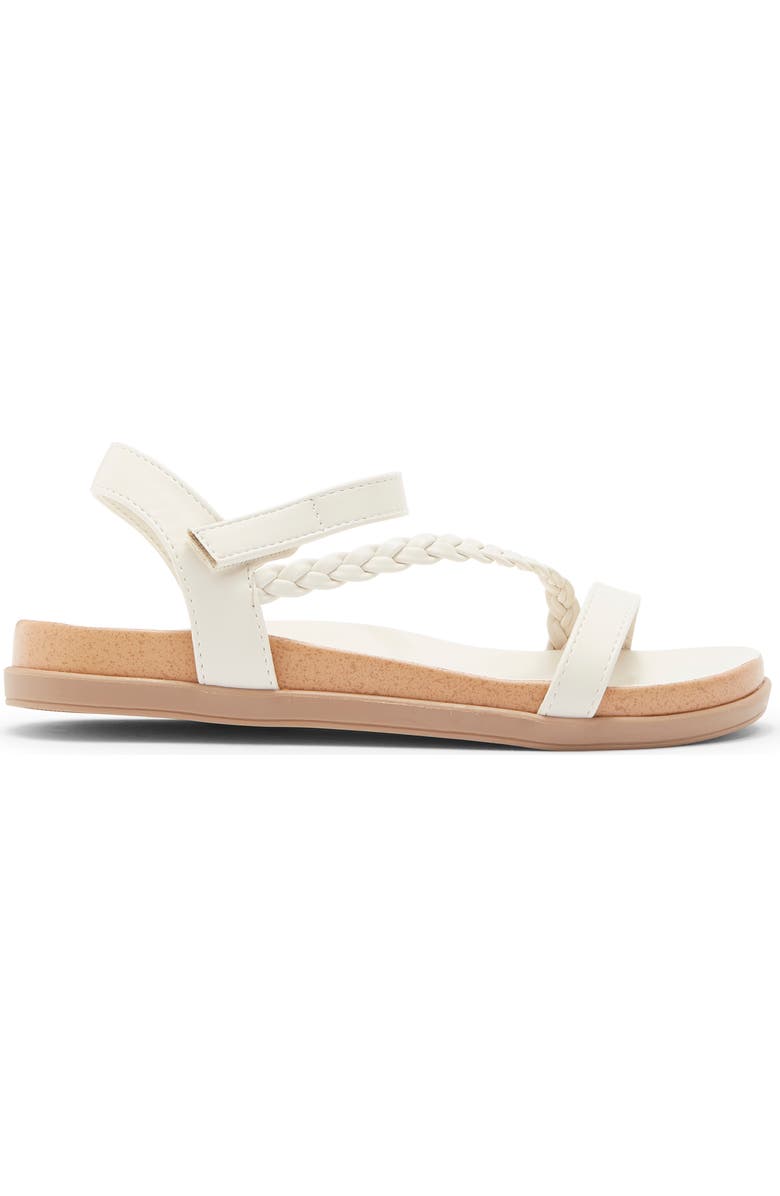 Project Cloud Kids' Leap Strappy Sandal, Alternate, color, White