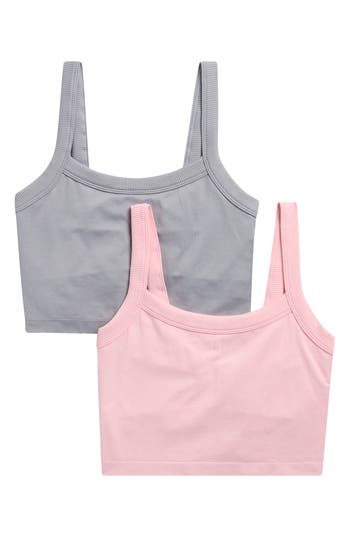 Yogalicious Anette 2-pack Seamless Stone Wash Crop Tanks