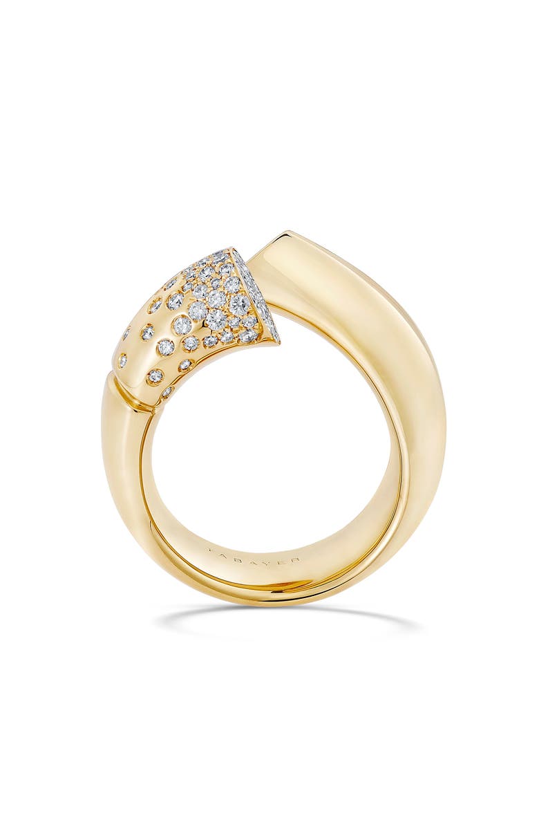 TABAYER Oera Pavé Diamond Ring, Alternate, color, Yellow Gold