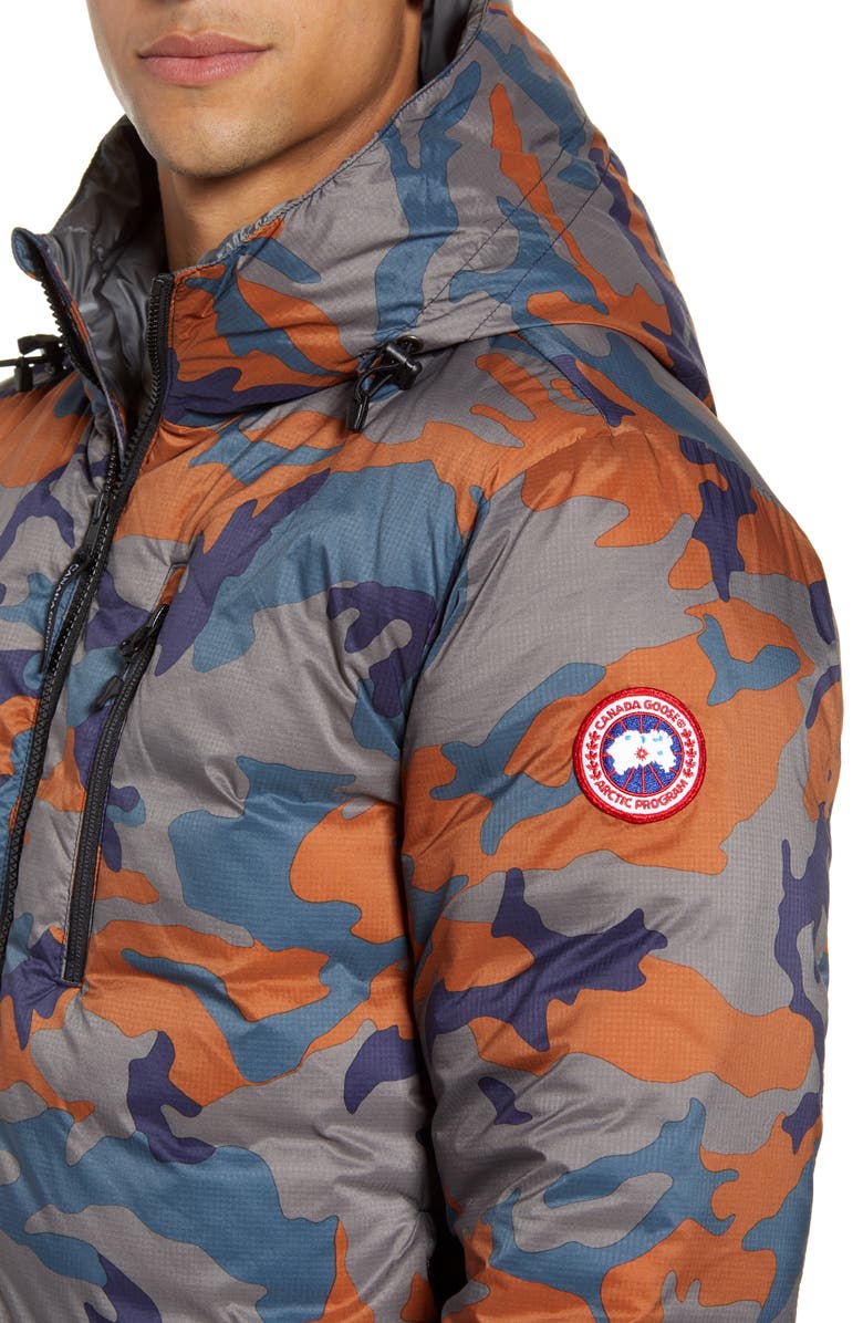 Canada Goose Lodge Slim Fit Packable 750 Fill Power Down Hooded Jacket, Alternate, color, 
