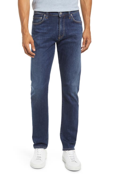 Men's London Tapered Slim Fit Jeans (Duke Dark Indigo)