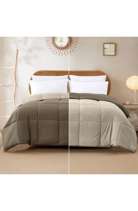 Down Alternative Reversible Comforter
