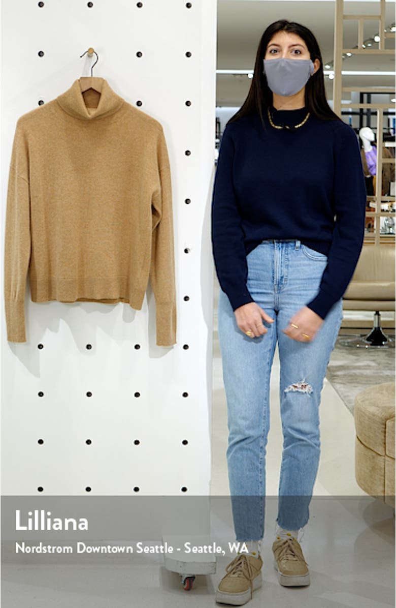Relaxed Fit Cashmere Turtleneck Sweater, sales video thumbnail